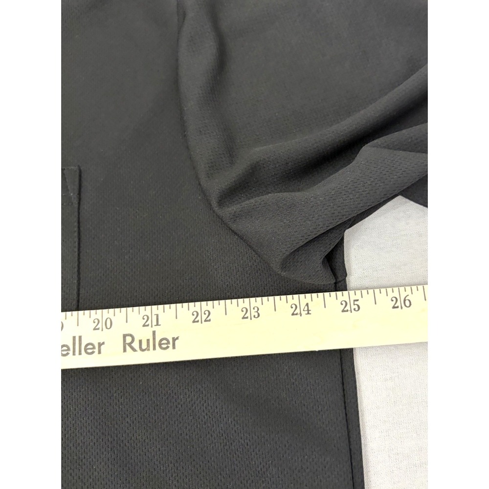 Smitty Men's Black Polo Short Sleeve Shirt Size Large - Picture 5 of 9